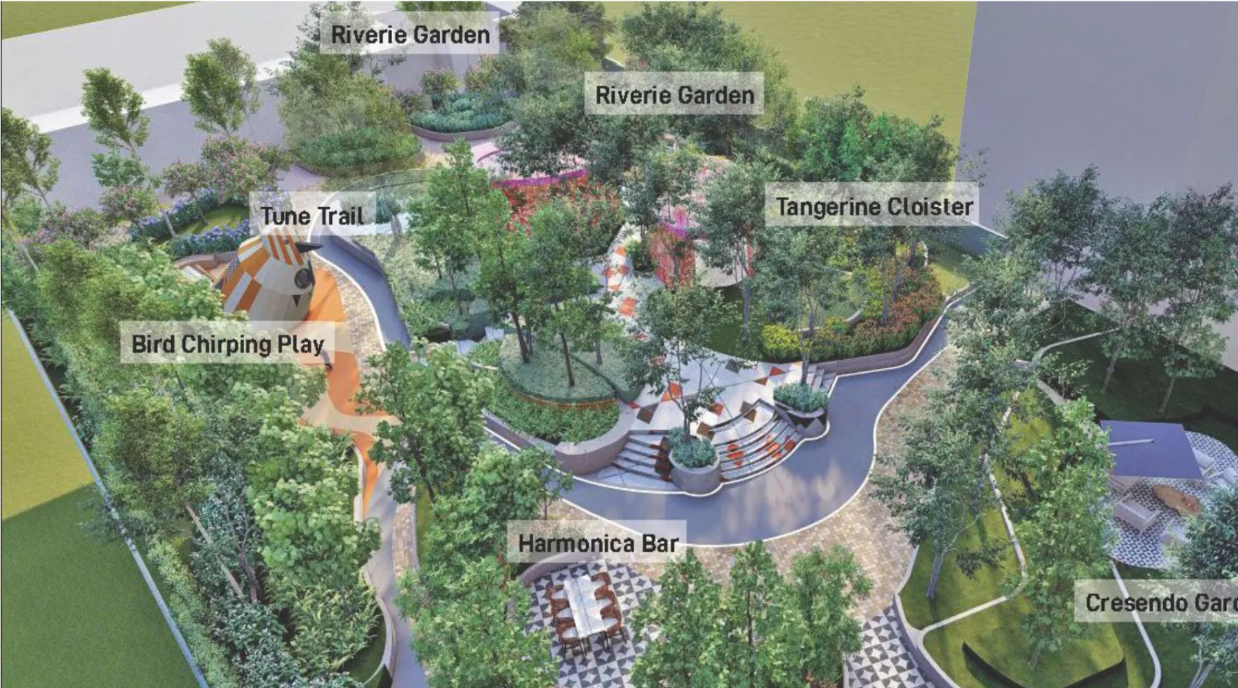 Centrix KLCC orchestra Garden on Level 10, artist's impression